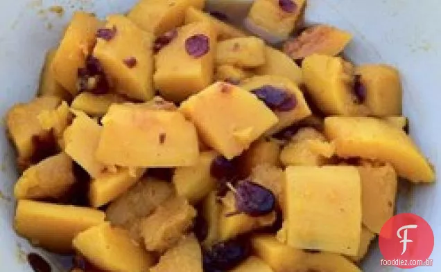 Abóbora-De-Butternut Glazed Maple