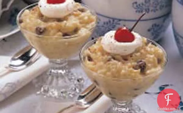 Pudim De Arroz Rápido