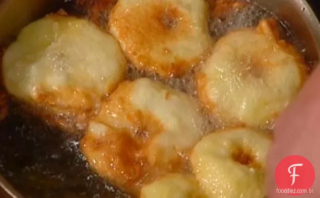 Fritelle di mele con Gelato