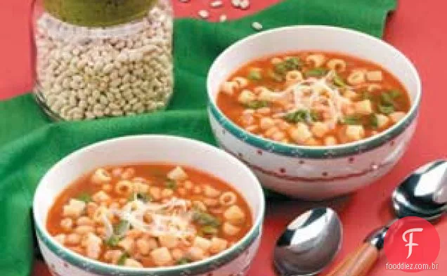 Sopa De Feijão De Espinafre