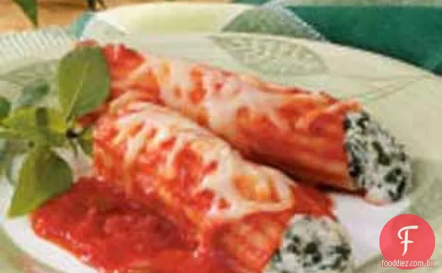 Espinafre Manicotti