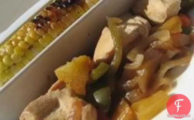 Pacotes Fáceis De Frango Havaiano