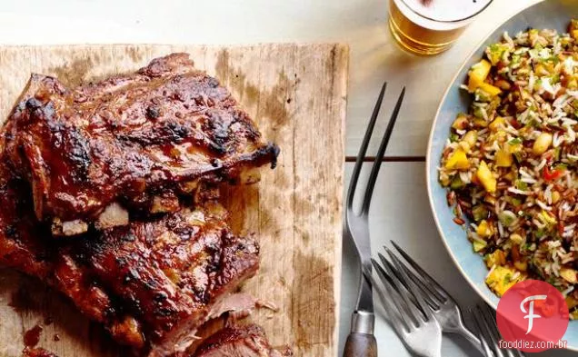 Costelas De Bebé Com Especiarias Asiáticas