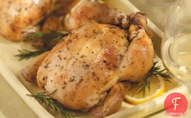 Espeto Assado Limão Alecrim Frango