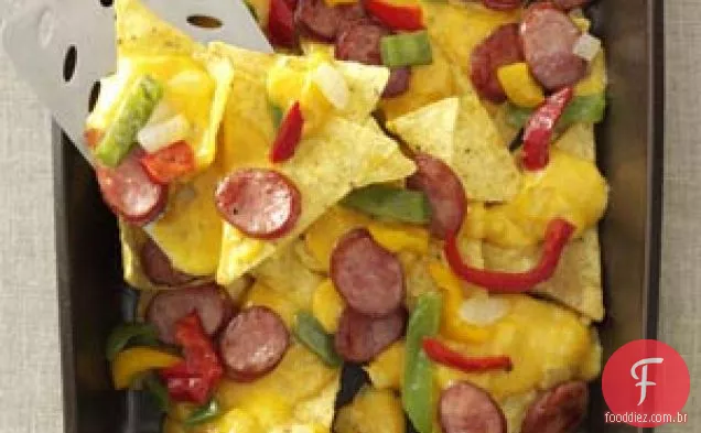 Cerveja e pirralhos Nachos