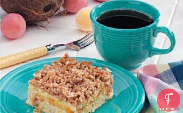 Bolo De Café Com Coco E Damasco