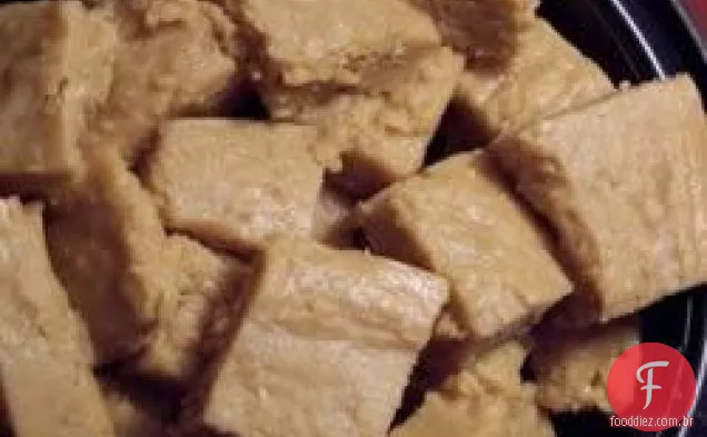 Fácil Vegan Manteiga De Amendoim Fudge