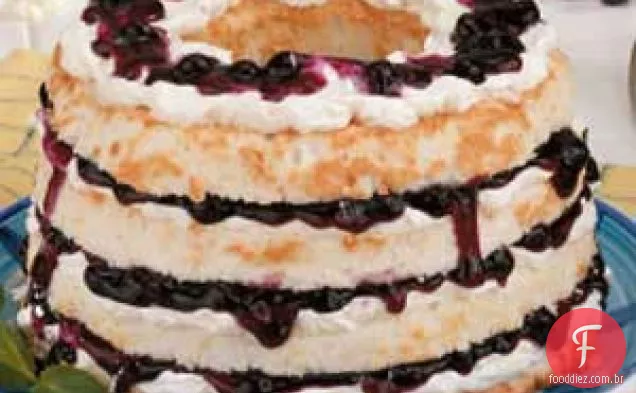 Blueberry Angel Torte
