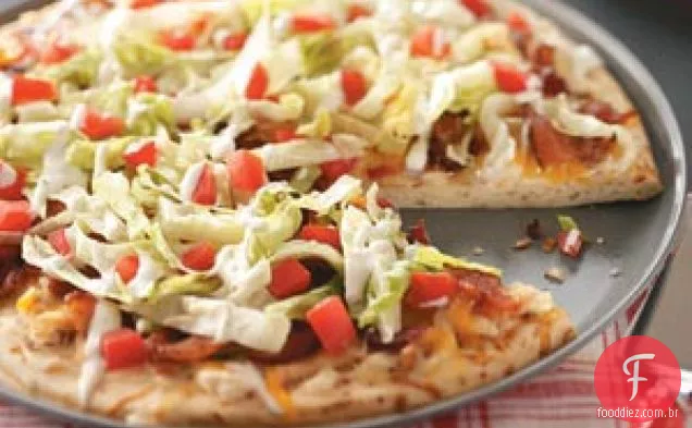 Bacon-Chicken Club Pizza