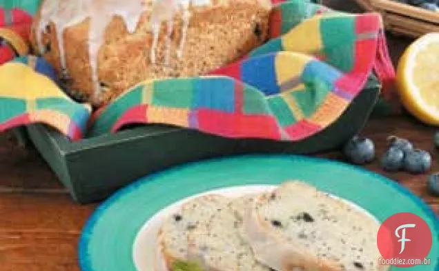 Pão De Mirtilo Com Sementes De Papoula