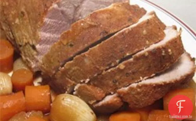 Carne De Porco Cozida Lentamente