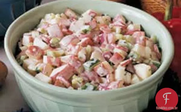 Salada De Batata Com Baixo Teor De Gordura