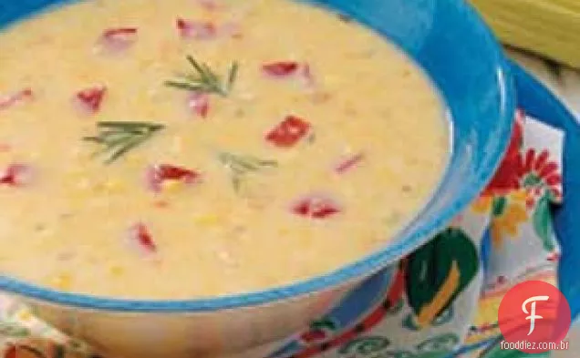 Sopa De Milho Com Alecrim