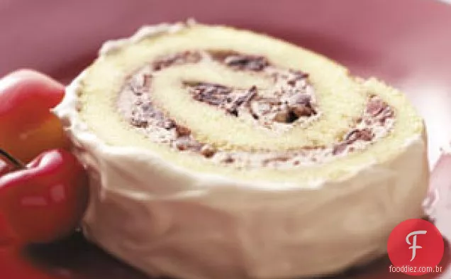 Chocolate Cherry Cake Roll