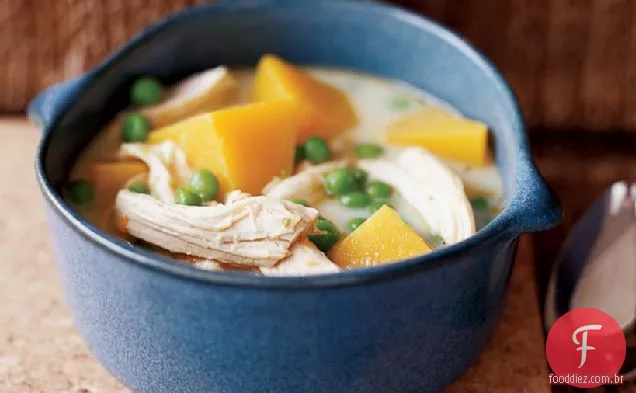 Sopa de frango e alho