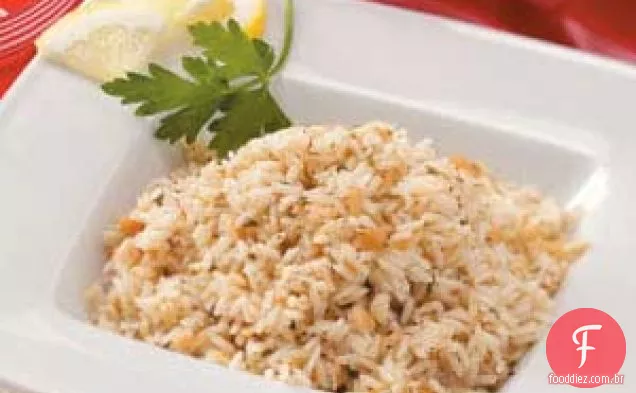 Mistura Do Tempero Do Arroz Da Amêndoa