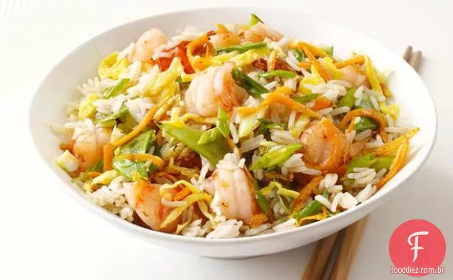 Arroz Frito Com Camarão