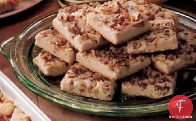 Quadrados De Shortbread De Limão