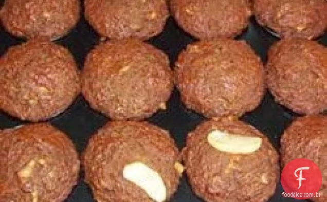 Muffins Veganos De Maçã E Cenoura