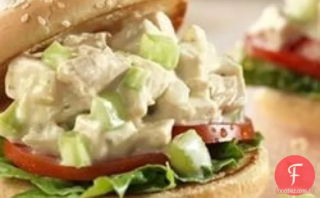 Sanduíches De Salada De Frango Para Piquenique