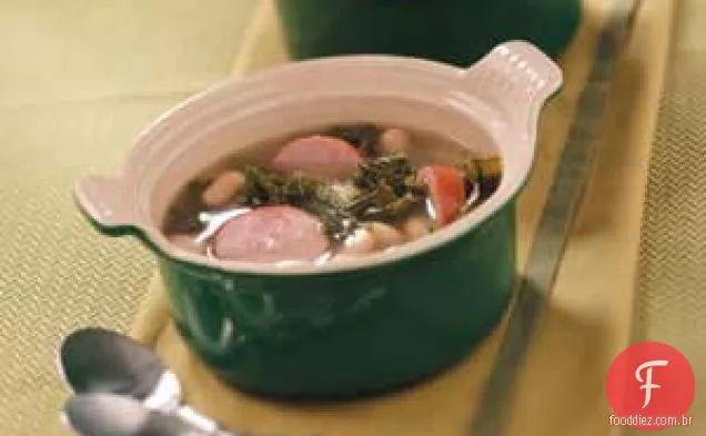 Sopa De Salsicha De Couve De Batata
