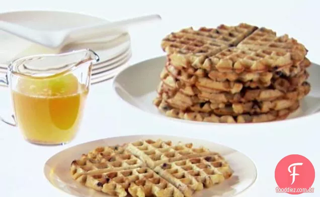 Waffles De Limão E Amêndoa