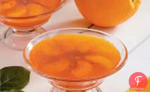 Copos De Gelatina De Laranja