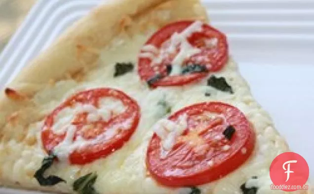 Pizza Margherita Com Quatro Queijos