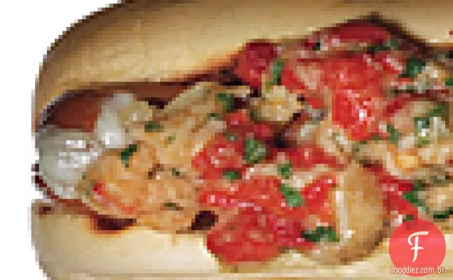 Queijo Manchego e alho cães