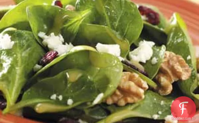 Dijon-Salada De Espinafre Com Nozes