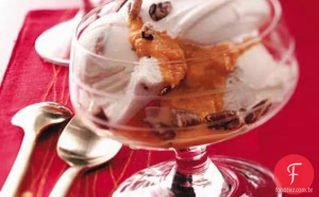 Abóbora Noz-Pecã Sundaes