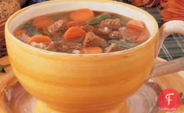 Sopa De Cevada Com Ervas