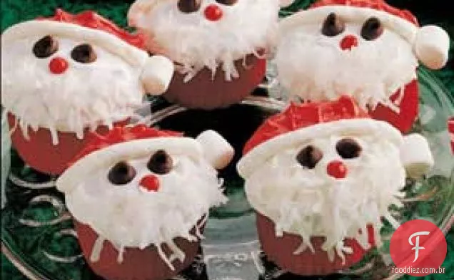 Santa Cupcakes