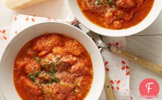 Sopa Toscana de tomate e pão-Pappa al Pomodoro