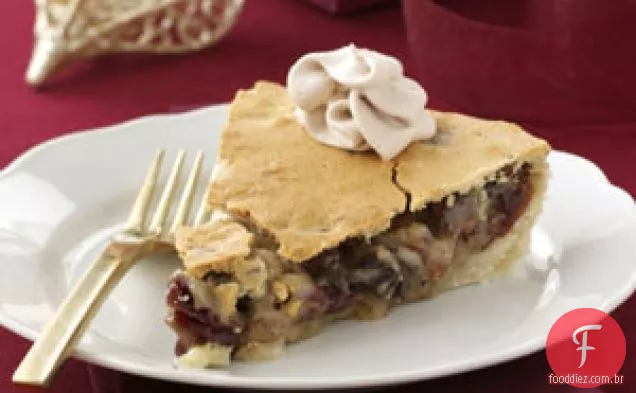 Torta De Noz-Pecã Com Chocolate Cereja