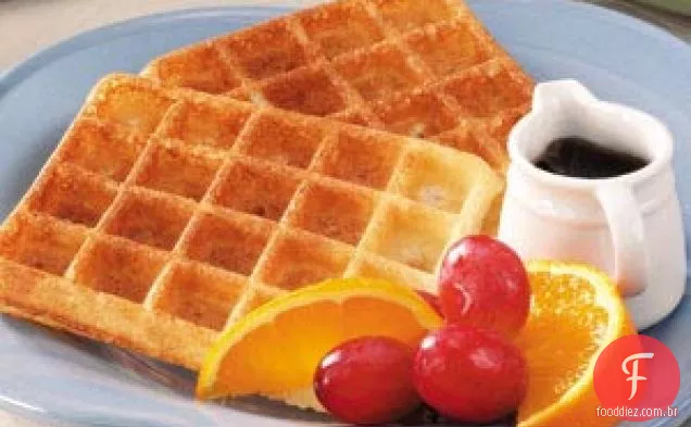 Waffles De Fermento Durante A Noite