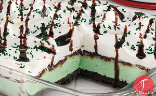 Sobremesa Festiva De Creme De Menta