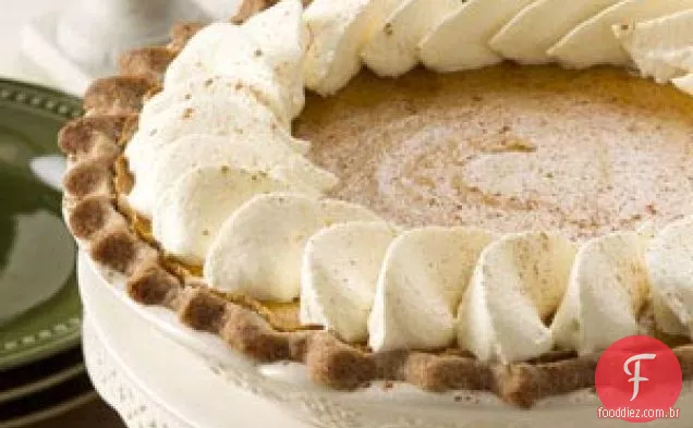 Tarte De Creme De Abóbora Temperada