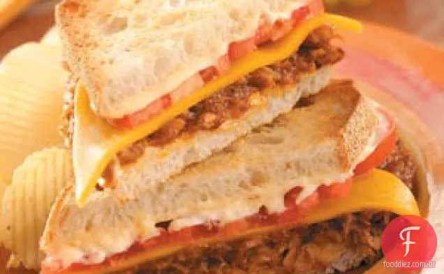 Sanduíches De Carne De Porco Desfiada