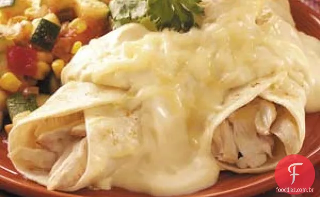 Enchiladas De Frango Cremosas Rápidas