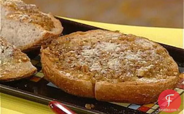 Pão de cebola e alho