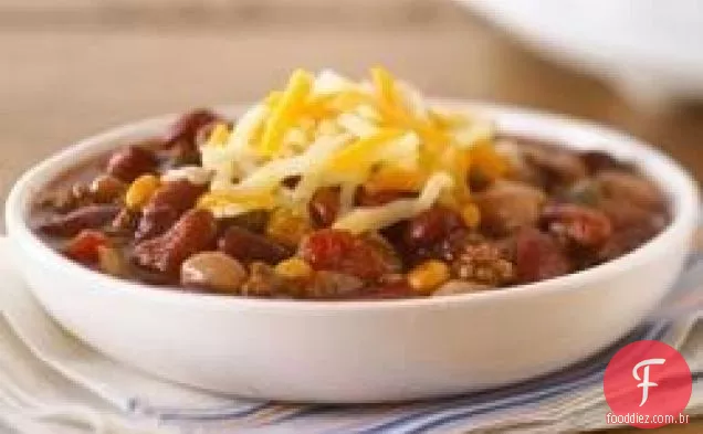 Chili De Carne Saudável De Fogão Lento