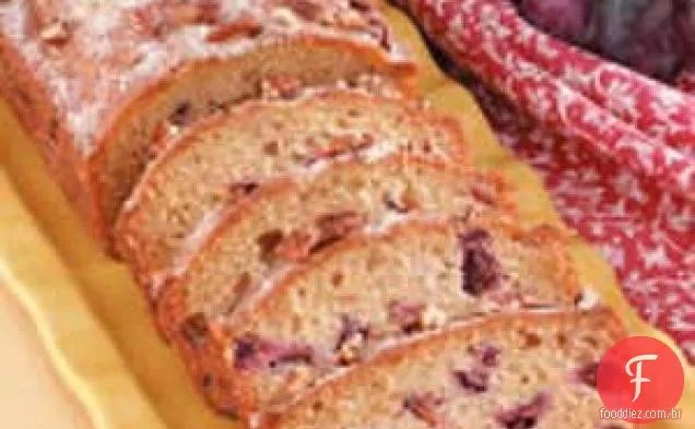 Pão Rápido De Ameixa
