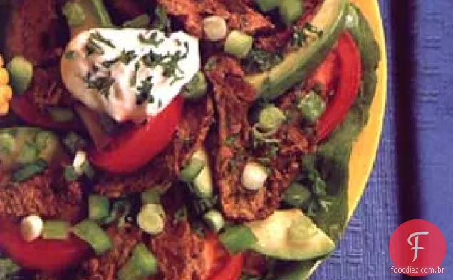 Prato Principal Para Salada De Carne De Bovino