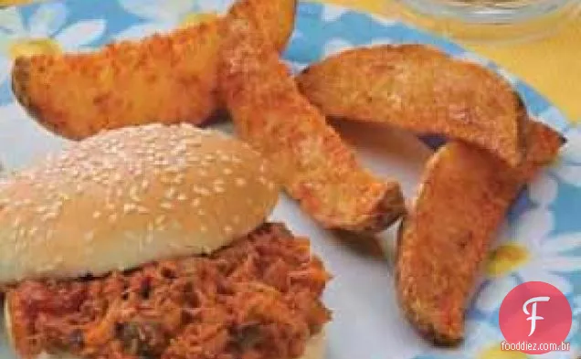 Fatias De Batata Limão-Tomilho