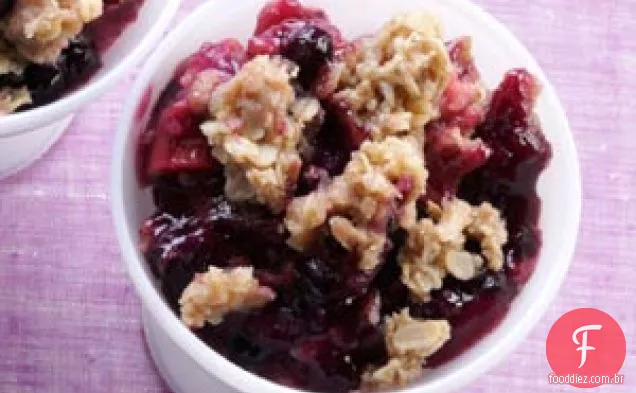 Blueberry-Ruibarbo Crisp