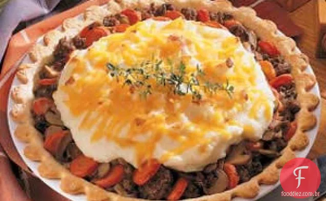 Tarte de carne e batata
