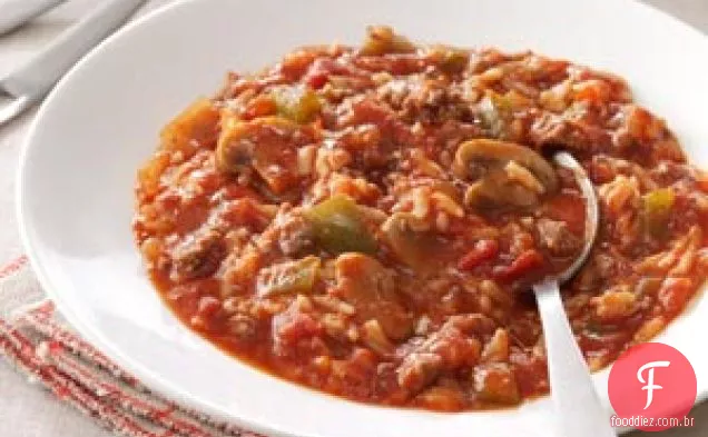 Sopa De Pimenta Não Recheada