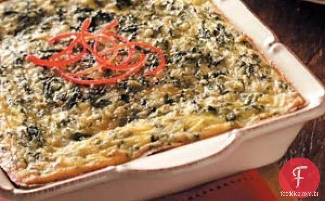 Green ' N ' Gold Egg Bake