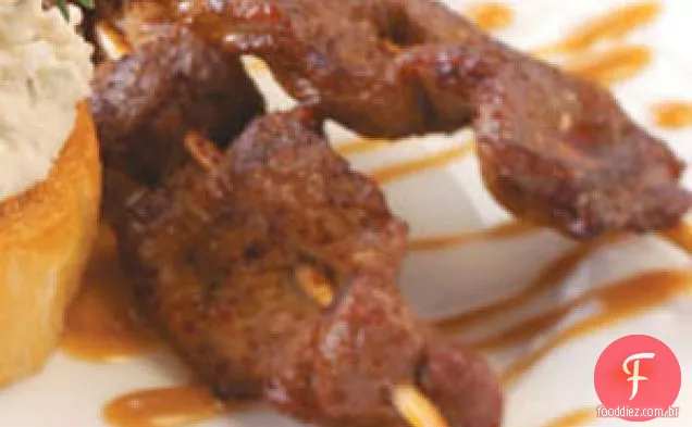 Satay De Carne Ao Curry